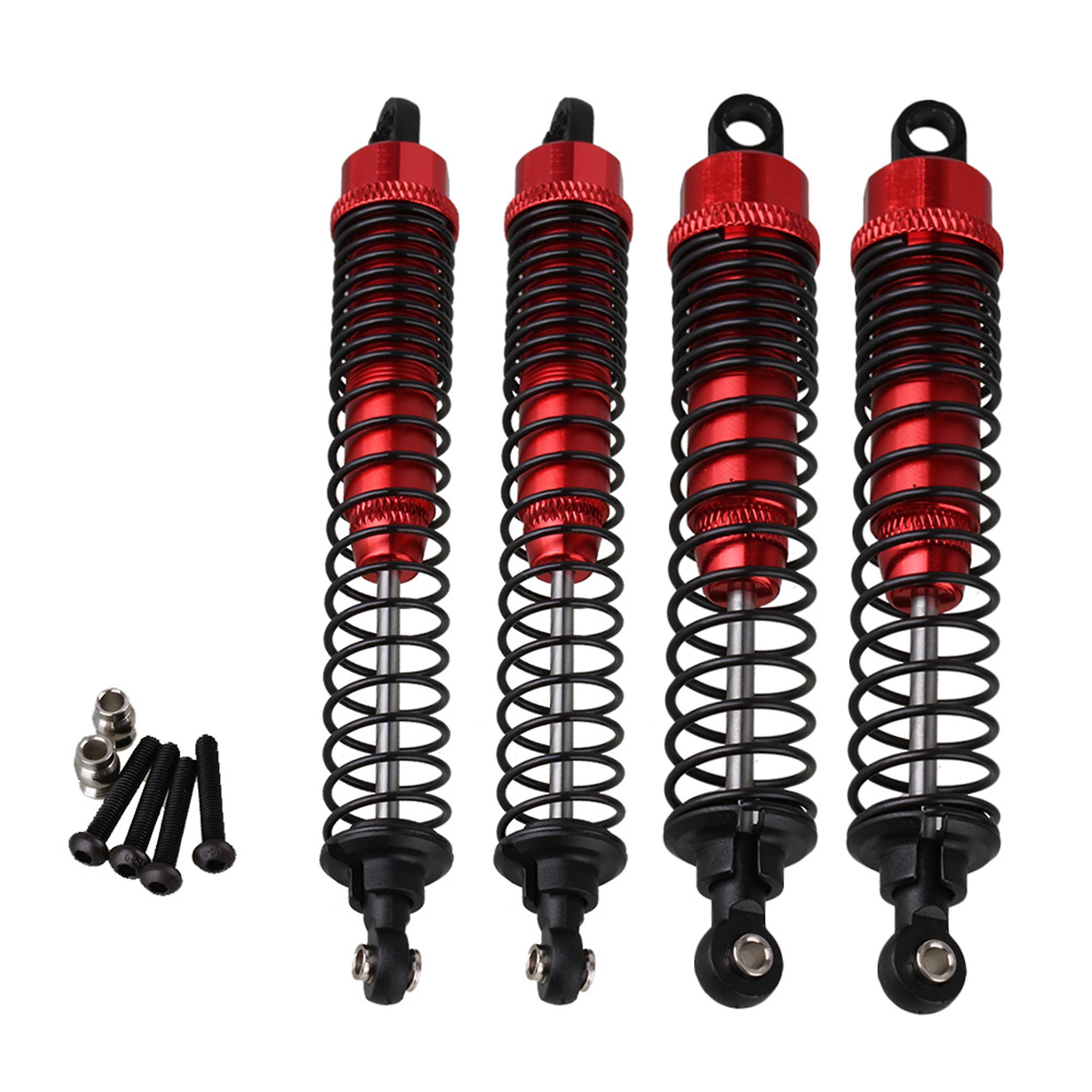 4 PCS Upgrade RC1:10 Front Rear Shock Absorber Replacement for AXIAL