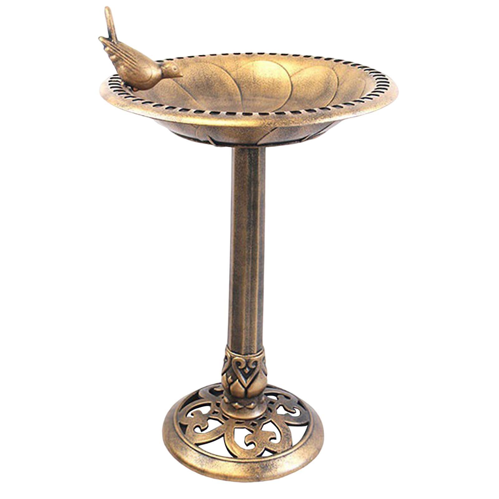 Pedestal Birdbaths Decoration Yard Statue for Backyard Lovers Gift Yard