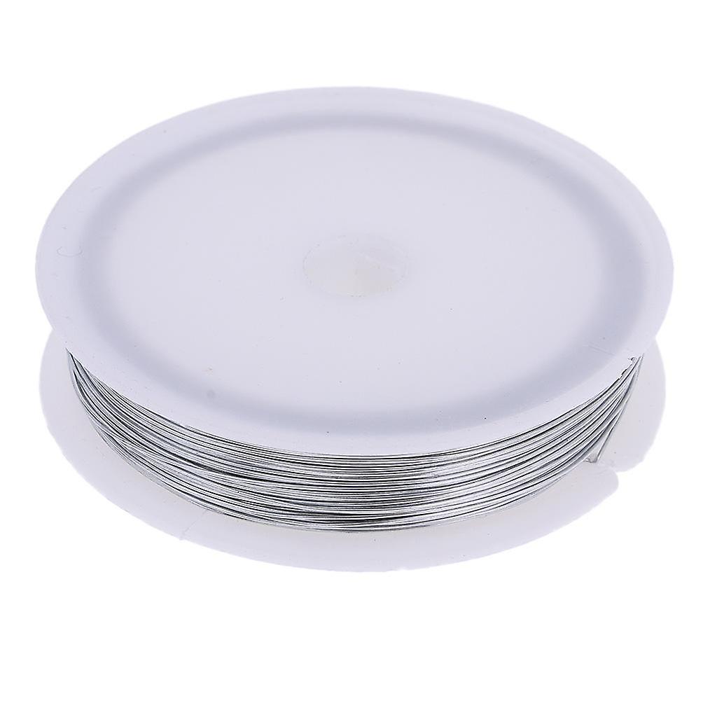 40m Iron Wire Thin Iron Line for DIY Model Making & Binding Silver