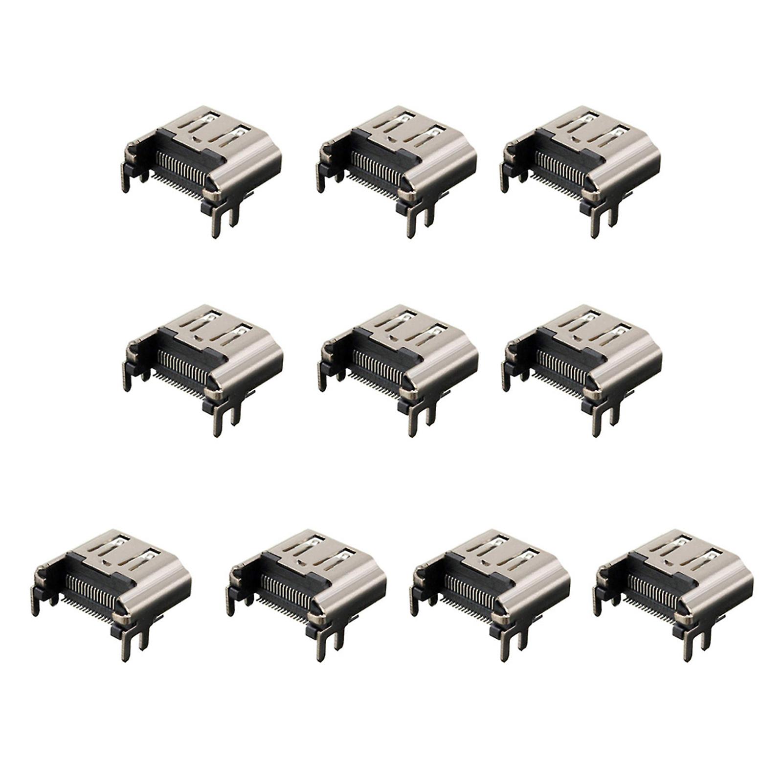 10Pcs HDMI-compatible Port Display Socket Jack Interface Connector for Sony 4