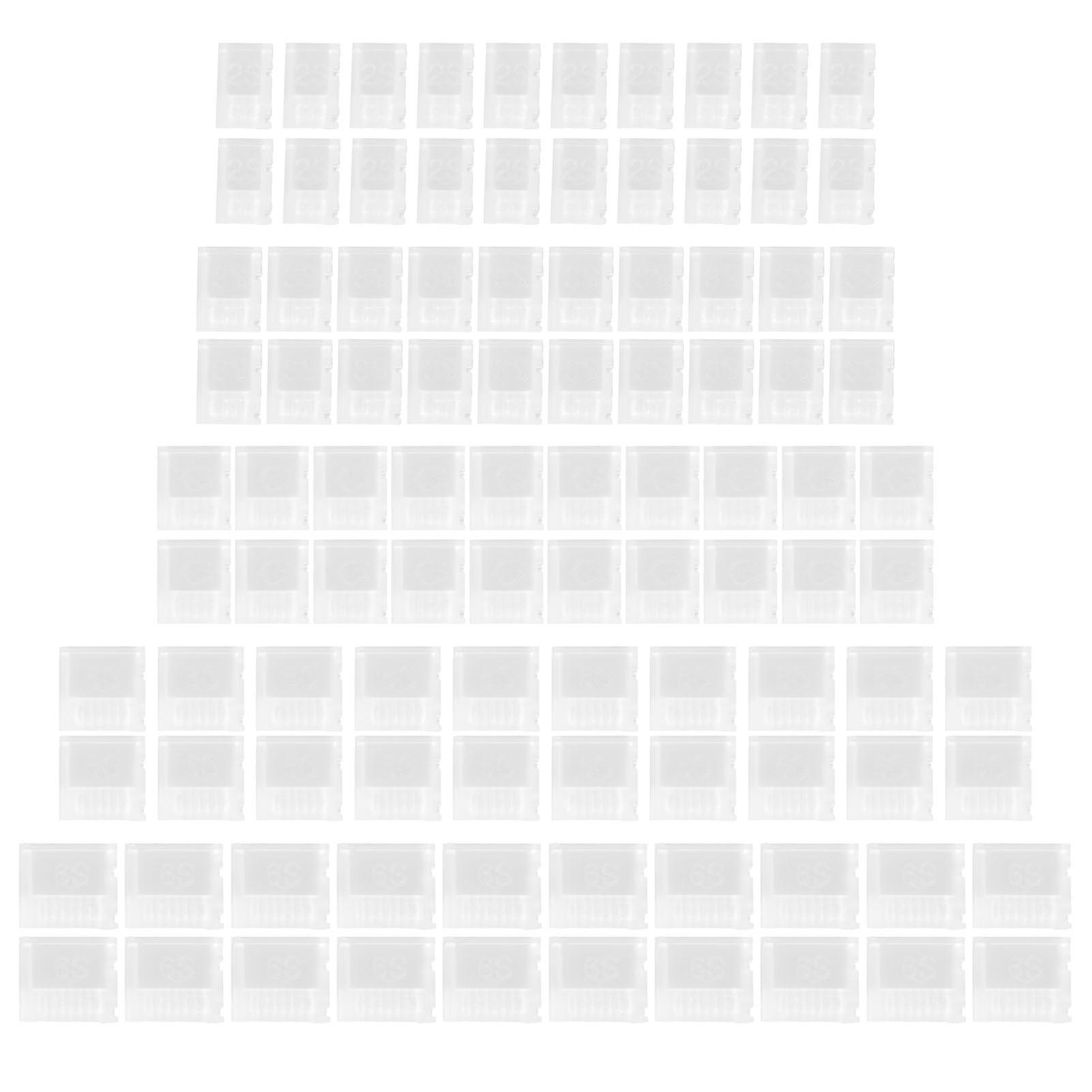 Ab Clip, nced Plug Protector AB Clip, 100pcs 2s-6S nce Head Protection nce Plug Protector Clip Lock, Suitable for Lithium Polymer GSLNH