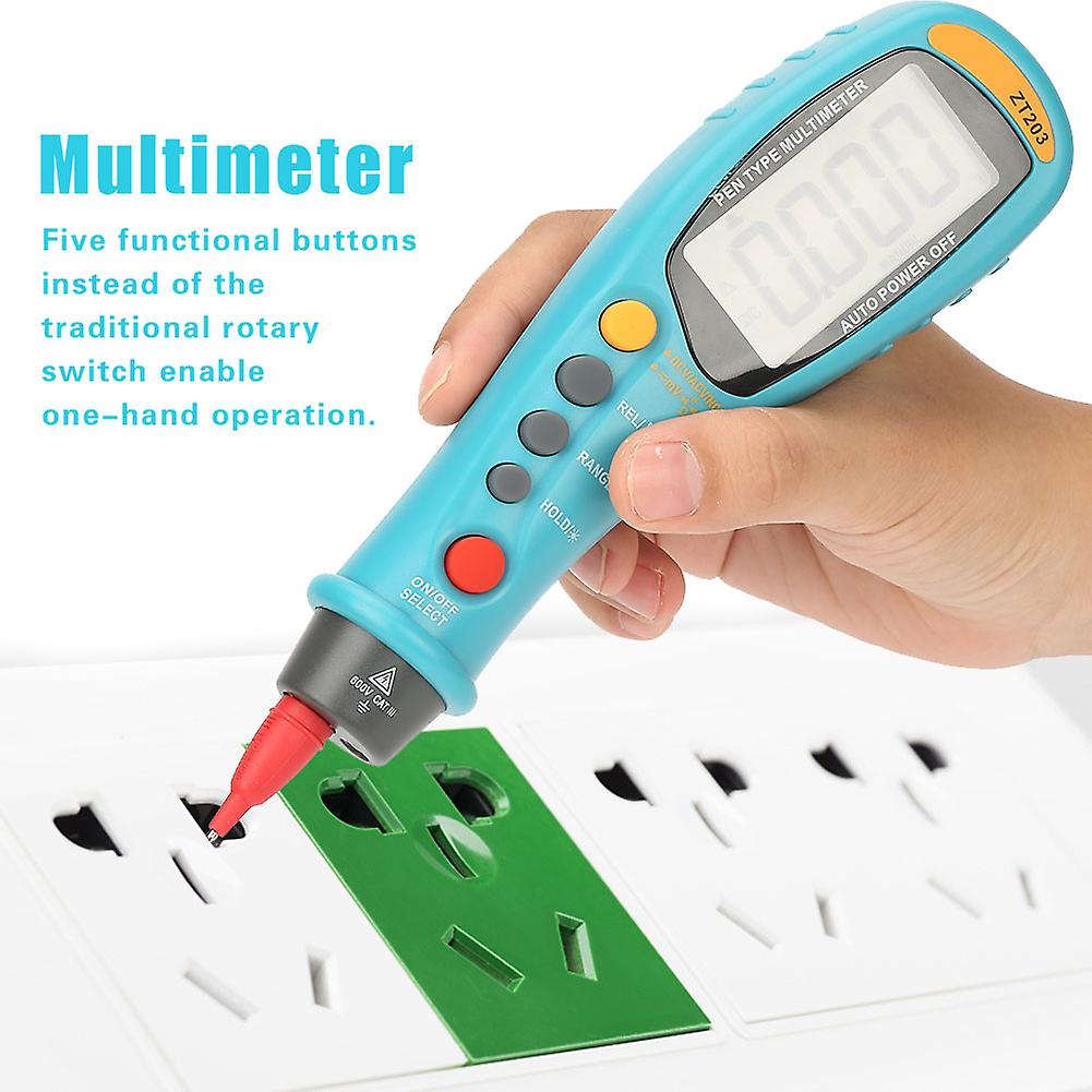 BSIDE ZT203 6000 Counts True RMS Digital Multimeter AC DC Voltmeter Tester Portable Meter