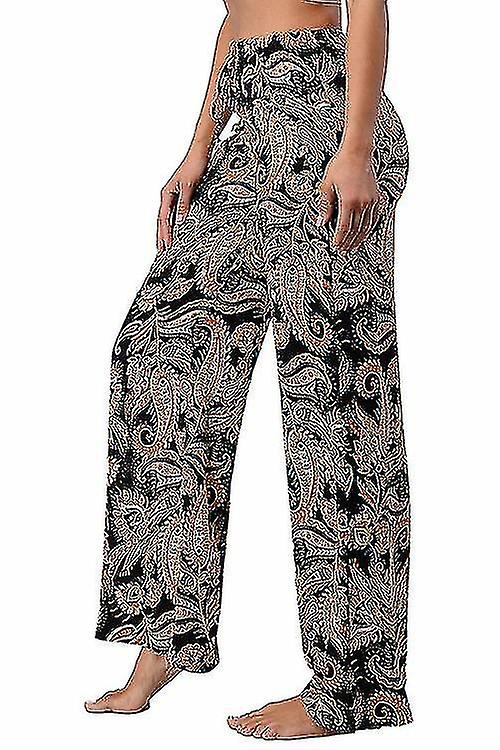 Damenmode Paisley Palazzo Hose