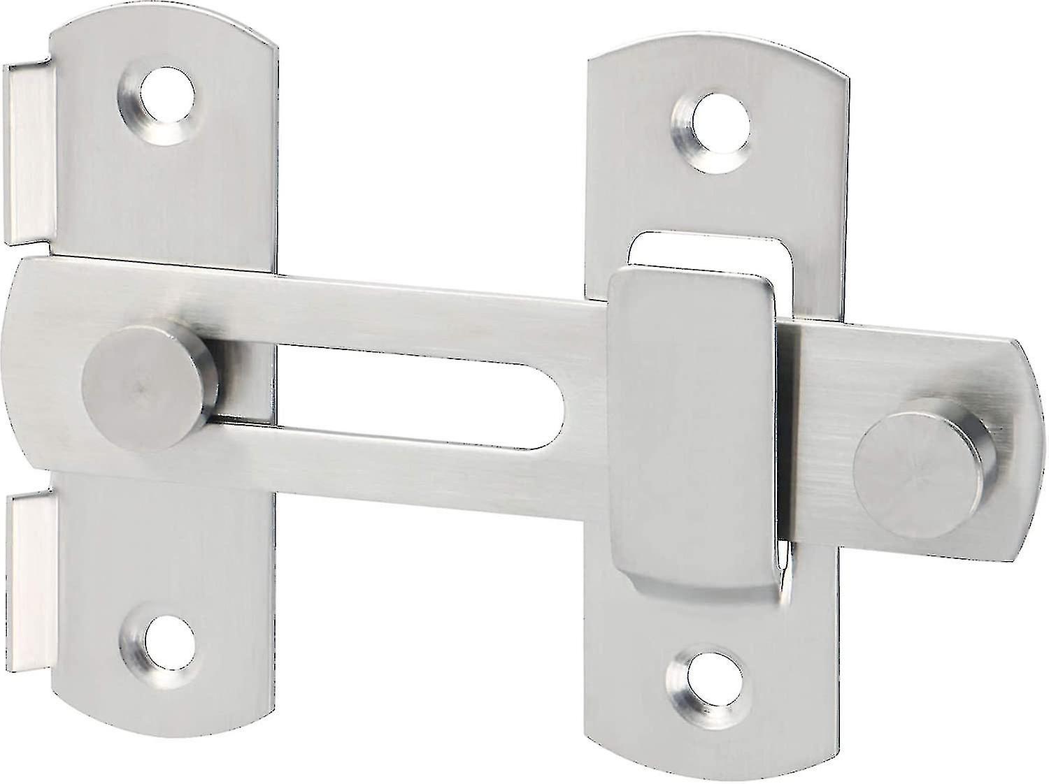 Sliding Door Latch Lock - Toggle Buckle Bolt with Screws for Door