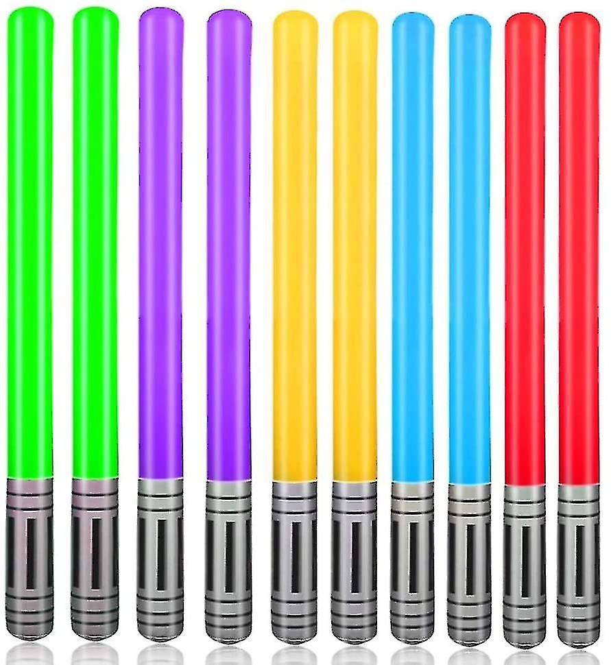 10pcs Inflatable Party Balloons, Inflatable Lightsaber Light Saber Toy, For Photo Booth