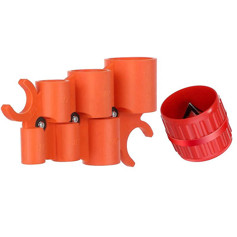 Depth Gauge And Deburring Tool,inner Outer Reamer Pipe Tubing Chamfer Tool For Pvc Ppr Brass Cpvc Pe-rt Aluminum