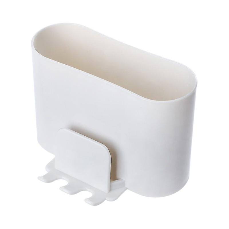 Toothbrush Holder Punch-free Wall-mounted Shaver Toothpaste Mouthwash Cup Rack