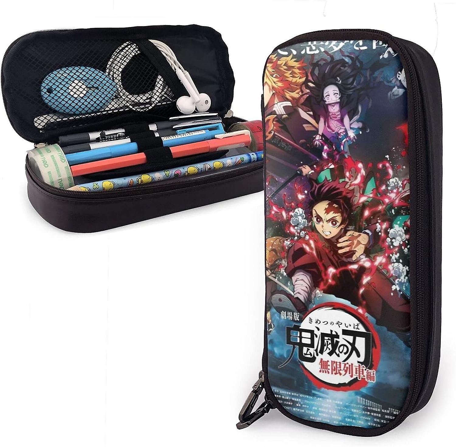 مقلمة القضية، شيطان القاتل بليد لانهائي قطار سعة كبيرة القلم حالة حقيبة الحقيبة حامل القرطاسية مكتب المنظم مع سستة للمدرسة ومكتب سوب