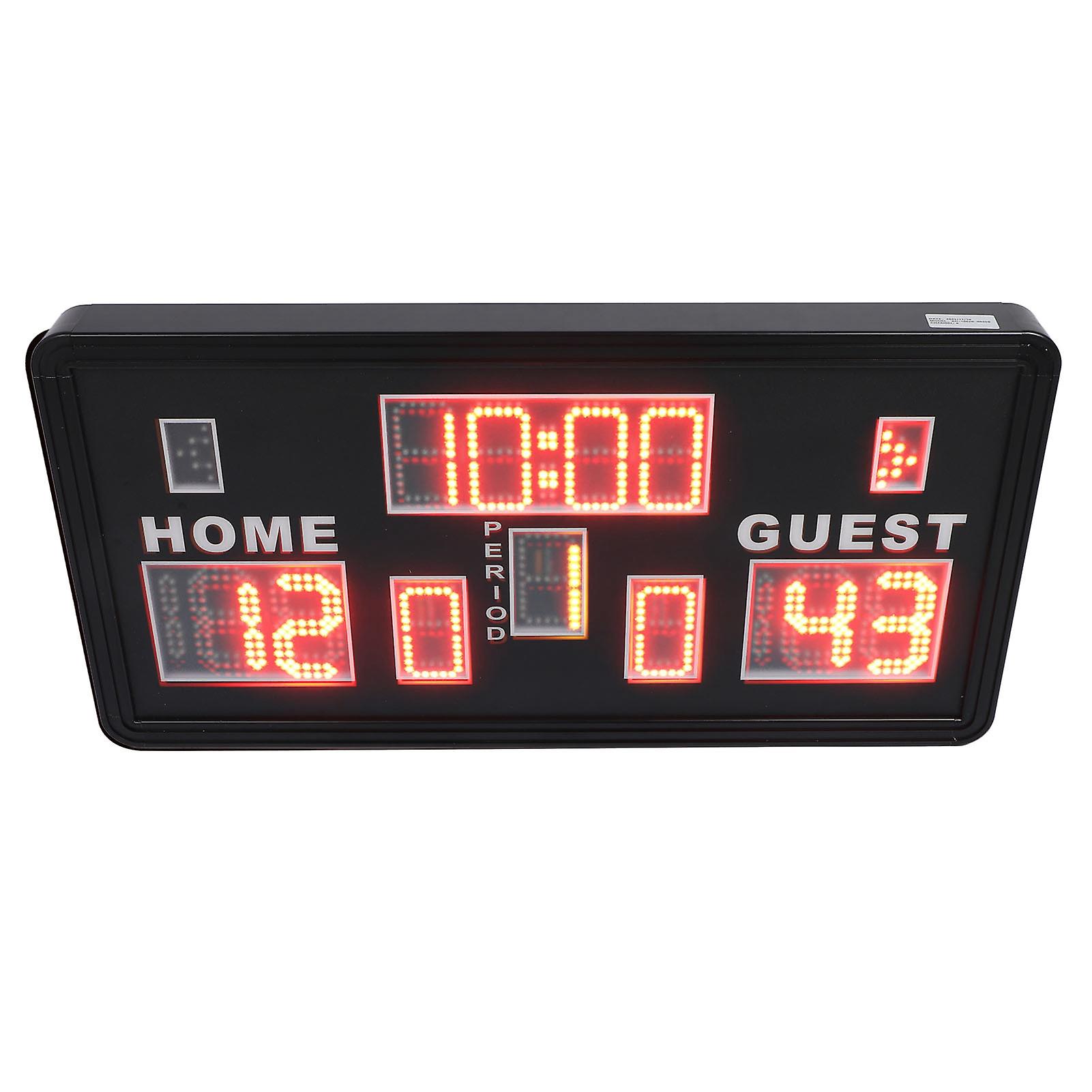 Electronic Basketball Scoreboard Timer LED Multifunctional Countdown Timer Clock Score Keeper