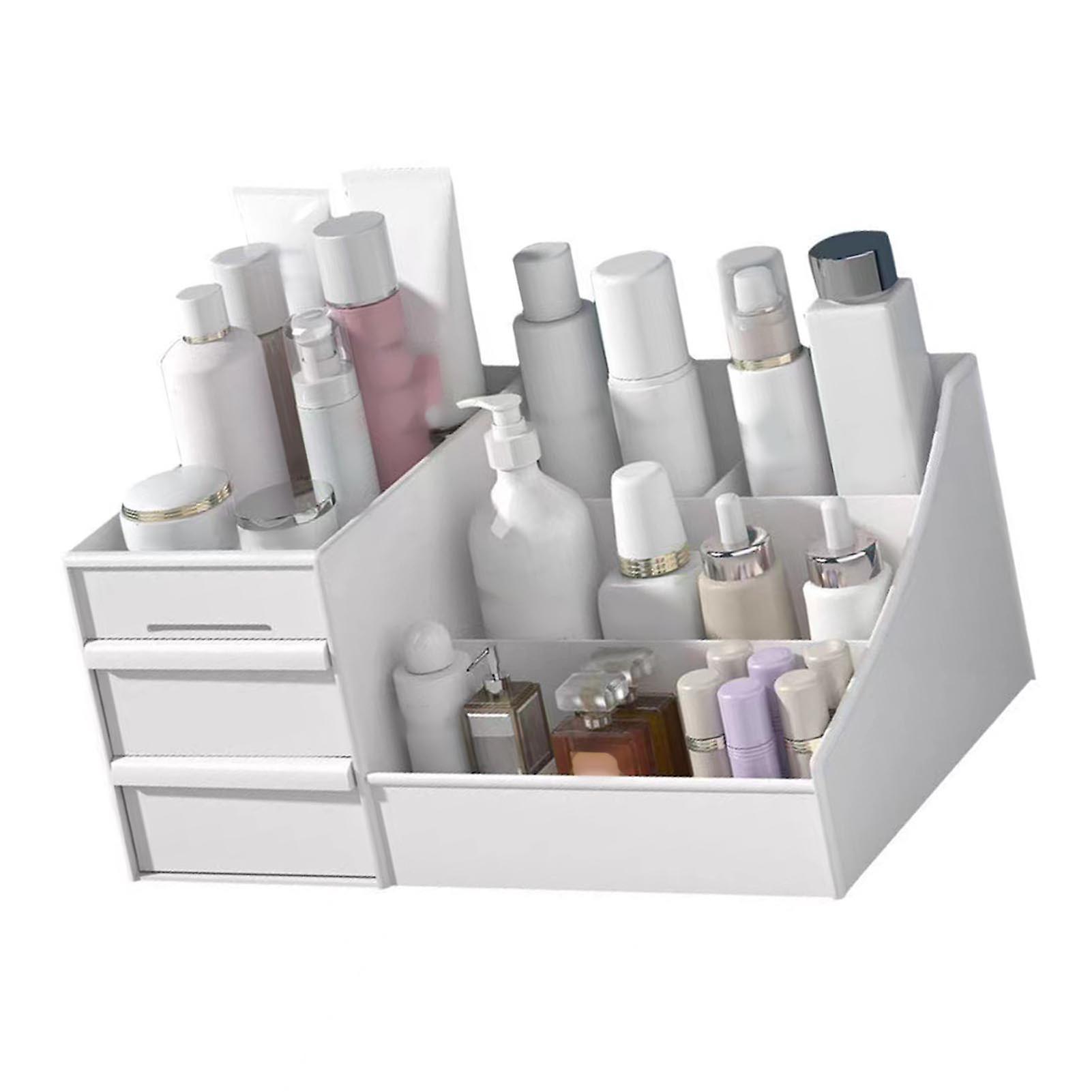 Cosmetic Storage Box Drawers Multi Compartments Desktop Makeup Storage Organizer for Dressing Table