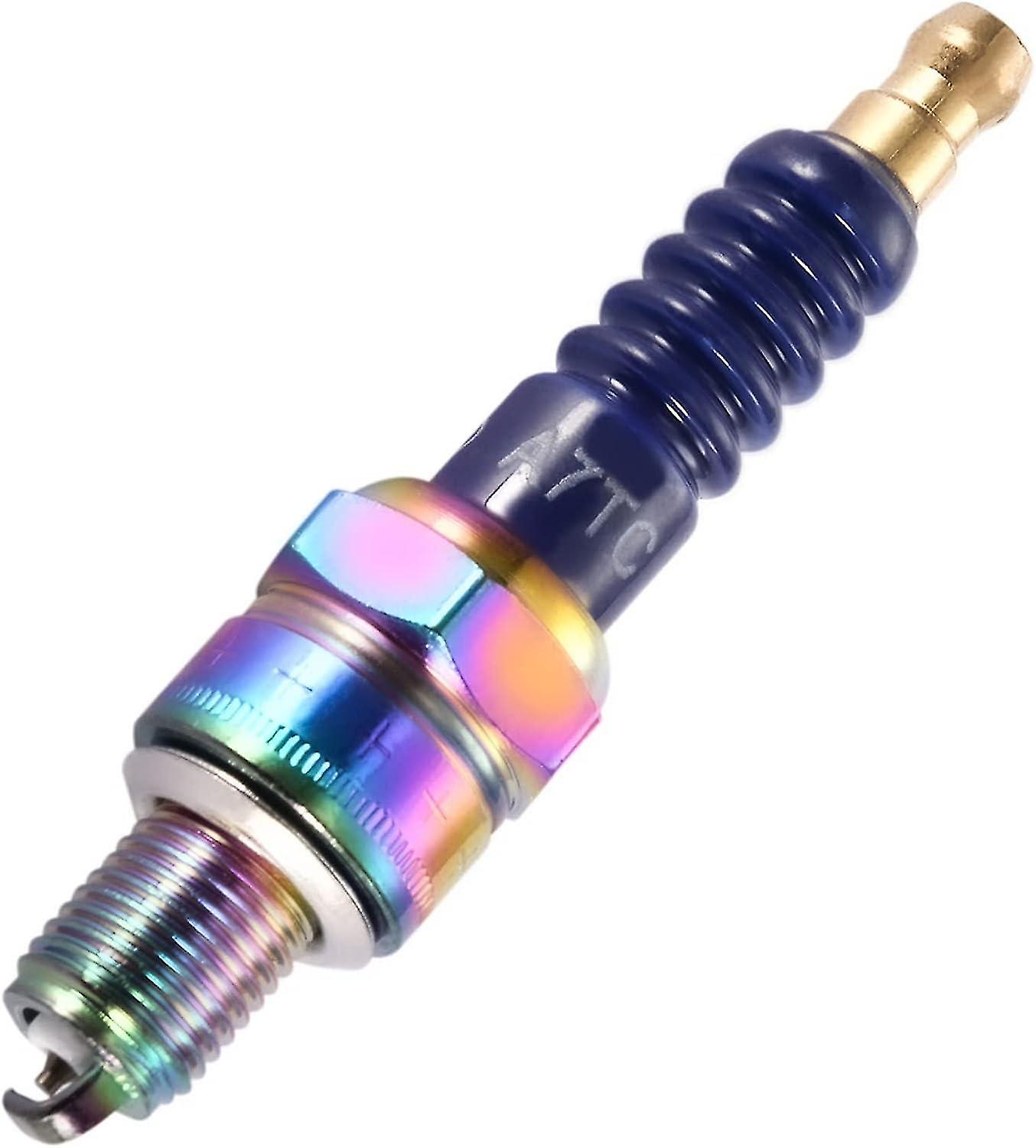 Blue A7TC High performance spark plug replacement for motorcycle spark plug replacement for 50cc 70c