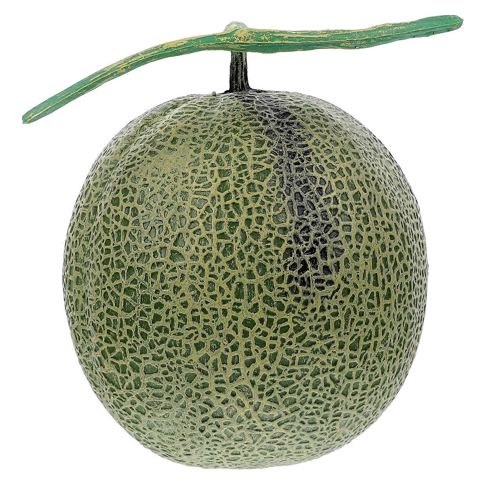 Simulation Fruit Cantaloupe Artificial Cantaloupe Shop Desktop Fruit Decoration