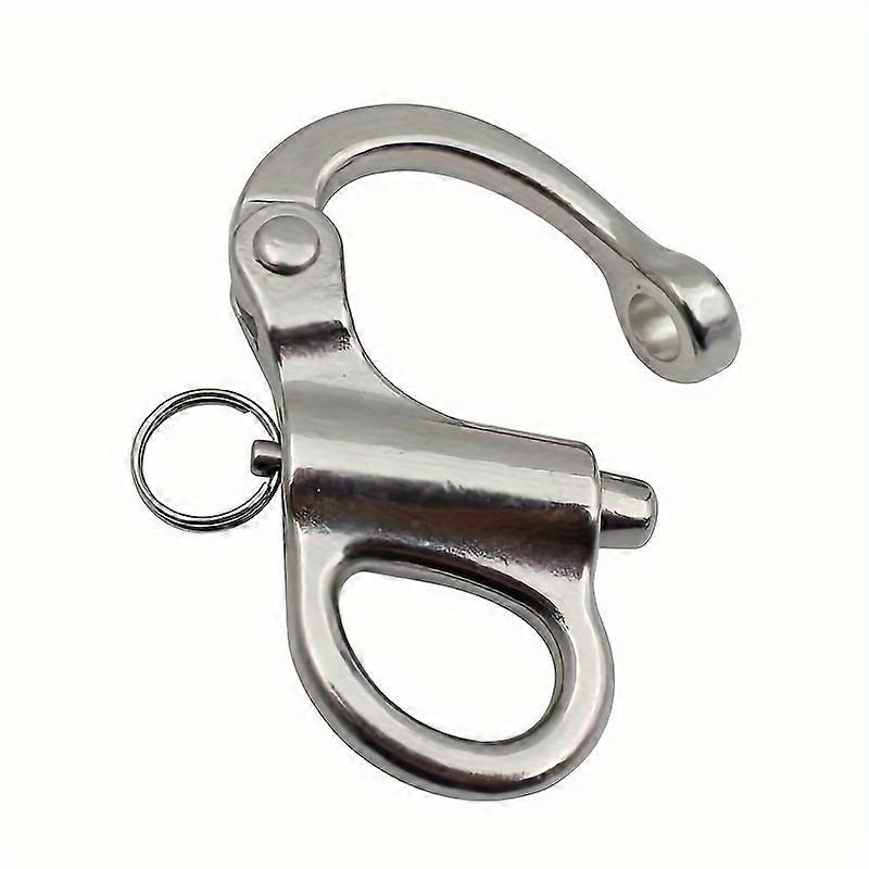 Stainless Steel Rotating Hook, 52/35mm Quick Release Anchor Chain Hook