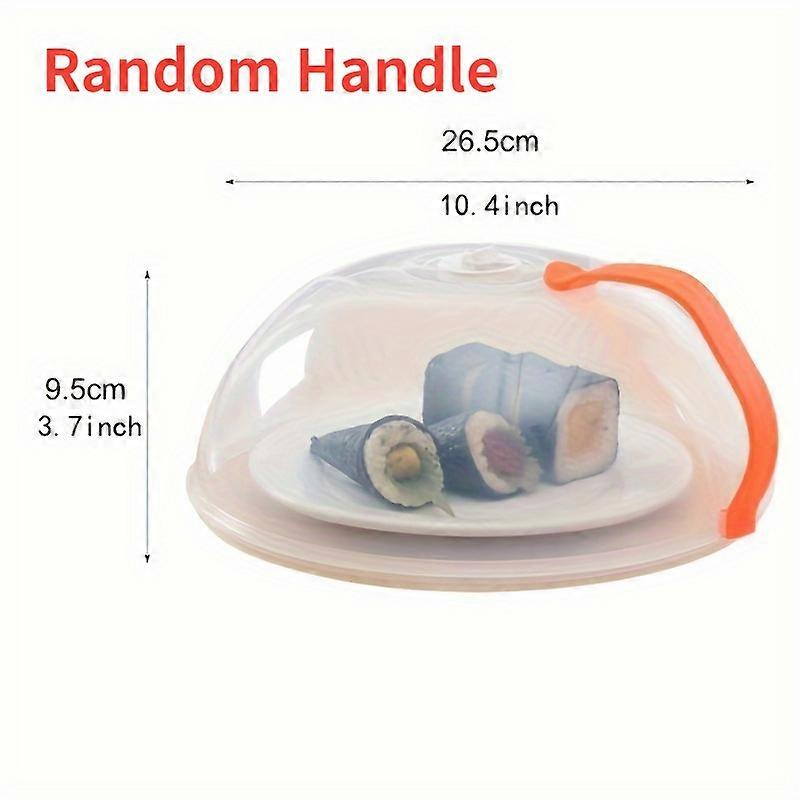 BPA-Free Microwave Food Cover with Steam Vent & Secure Handle - High-Temperature Resistant, Locks in Freshness for Safe, Hassle-Free Home Cooking