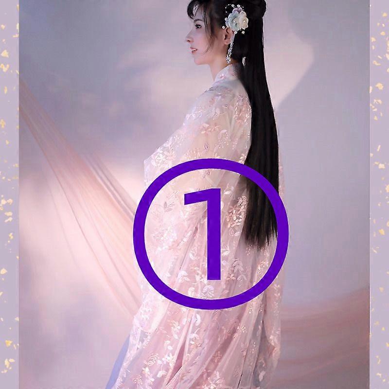 Hanfu נקבה בסגנון סיני תלבושות עתיקות פיות חצאית אלגנטית מותניים סופר פיות רטרו שלב הופעה בגדים מותן עתיק מיושר 4pcs1