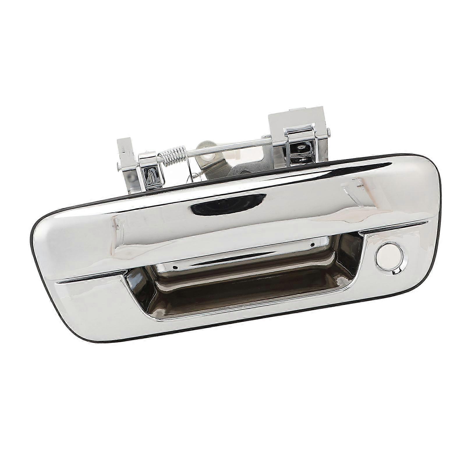 Rear Tail Gate Handle Solid Construction Tailgate Latch Handle Replacement for Isuzu D?MAX 2002 to 2011 Chrome