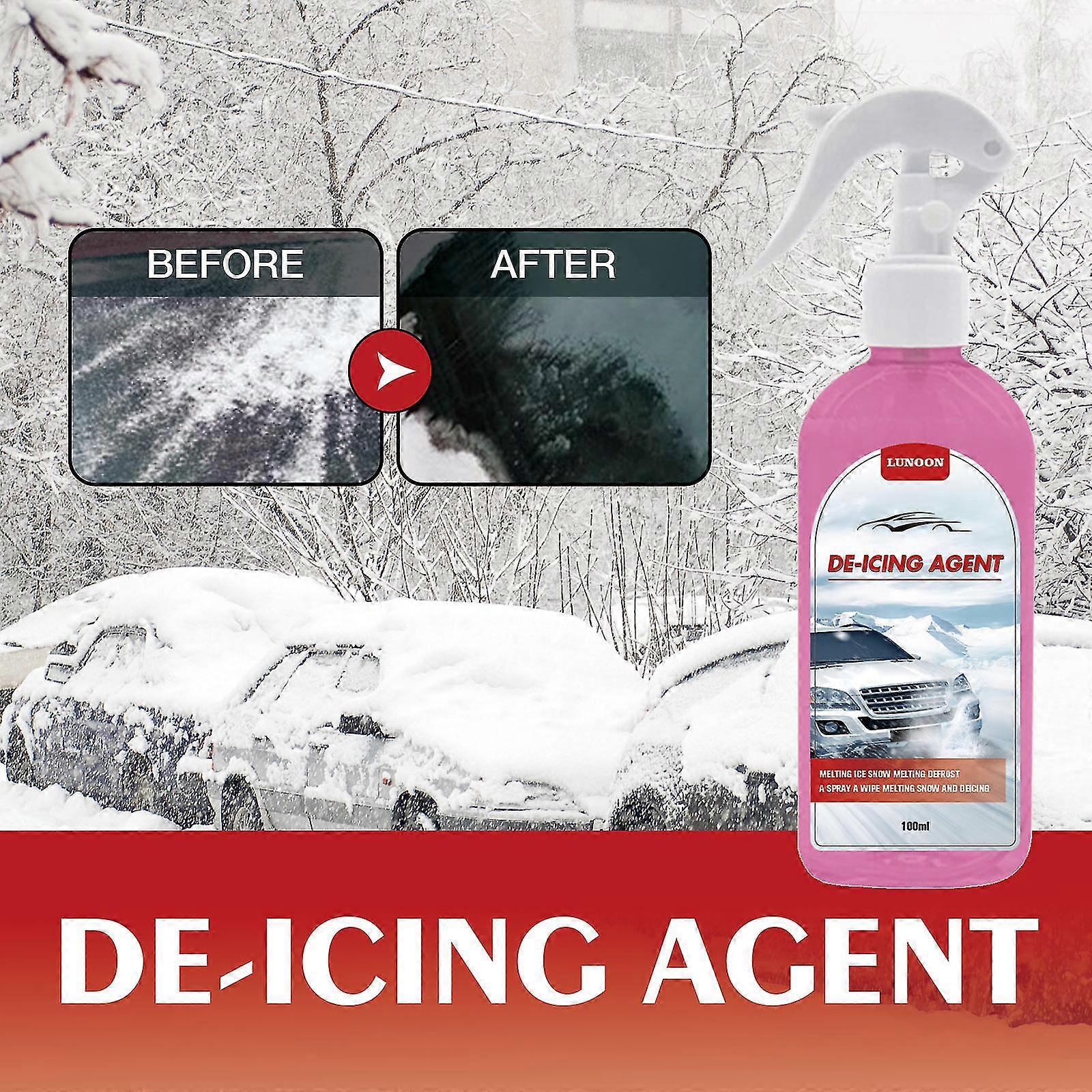 100ml Defrosting Deicer Spray Snow Melting Deicing Agent Glass Deicing Agent Ice Melting Agent Antifreeze Snow Melting Agent