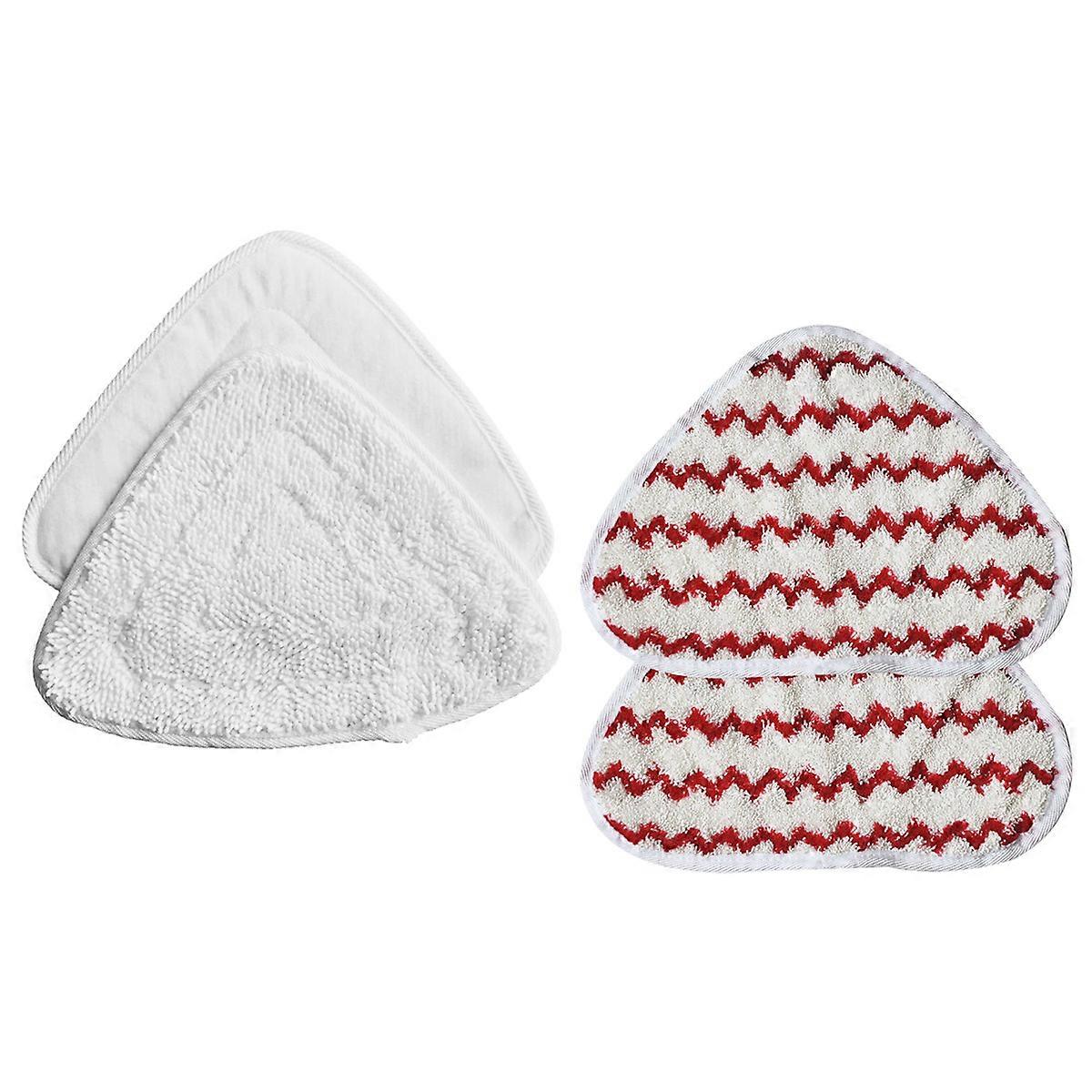 4 Pack Microfiber Pad Replacement Covers for Steam Cleaner Accessories Home Kitchen Cleaning