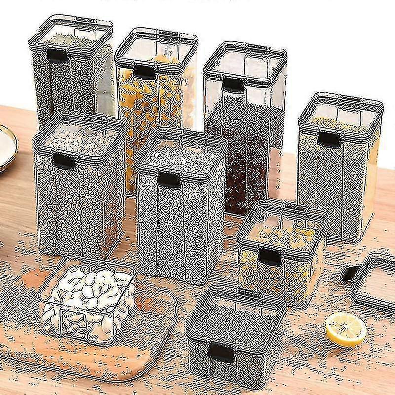 Transparent Sealed Jar & Plastic Kitchen &household Storage Box