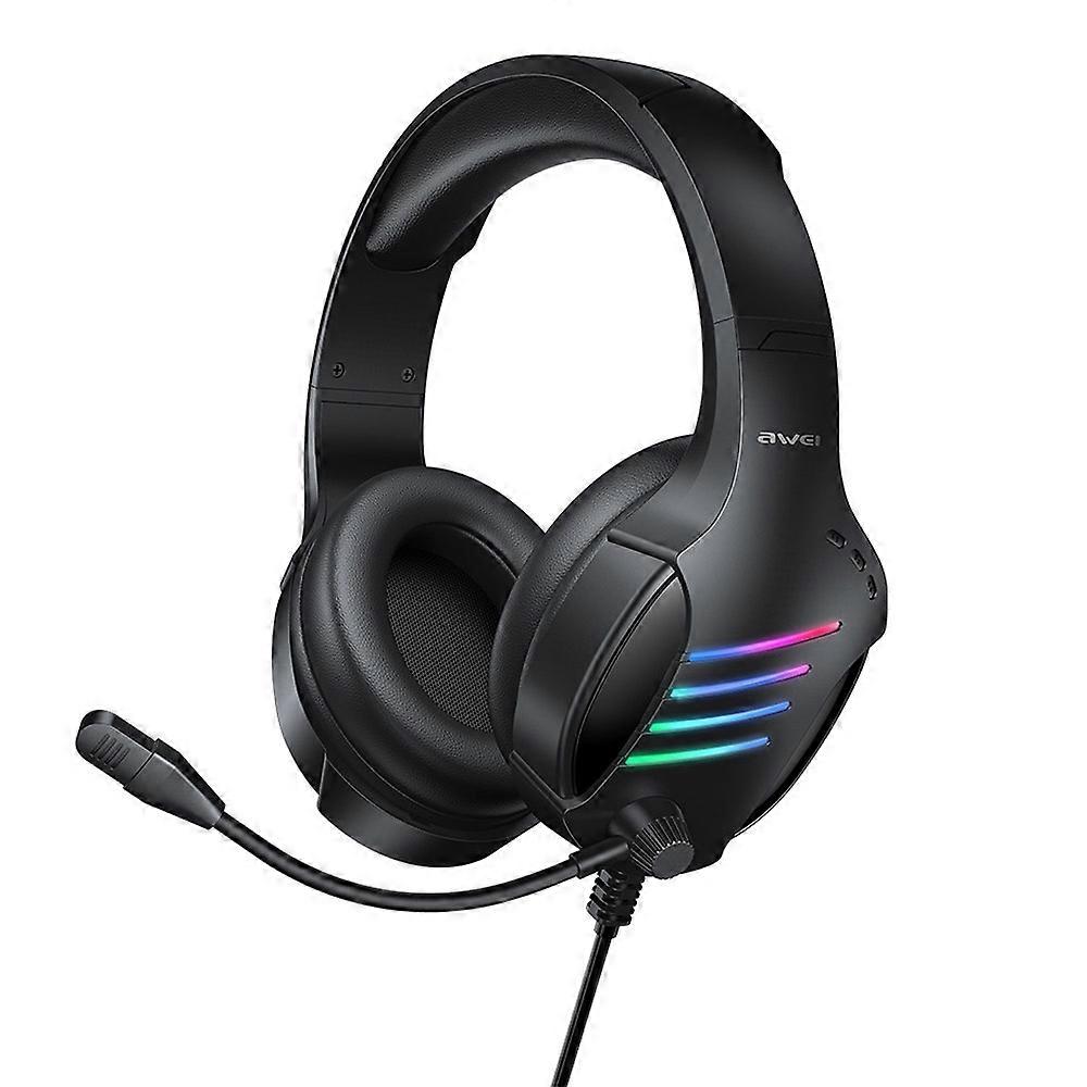 GM-5 USB + 3.5mm Ambient Light Gaming Wired Headset GM-5