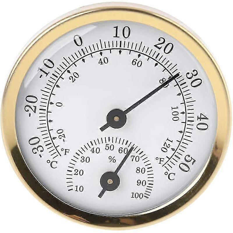 MSBD Analog Indoor Thermometer Hygrometer - Humidity Temperature Display