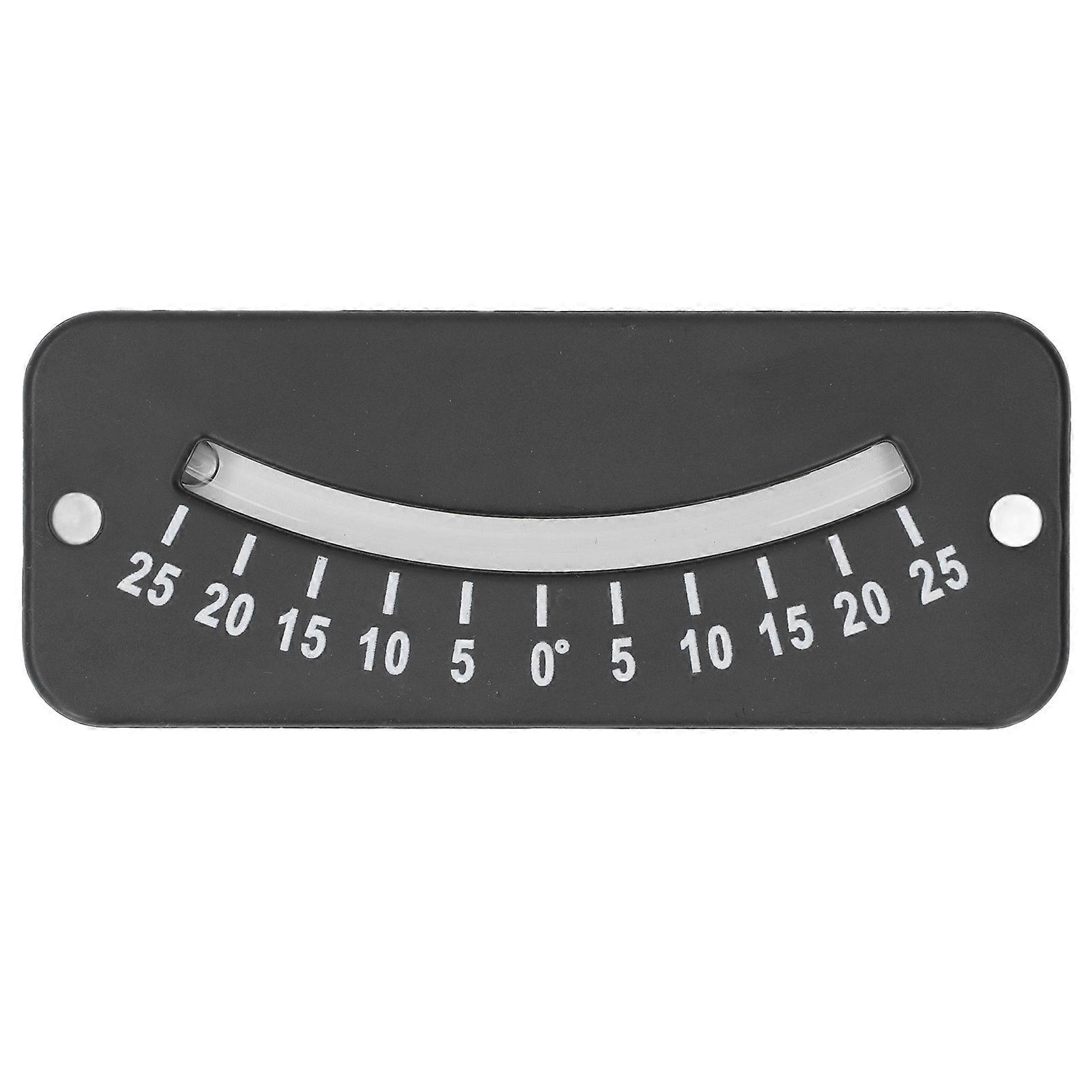 25 Glass Tube Inclinometer Clear Scale ABS Mini Angle Inclinometer Horizontal Micro Angle Test