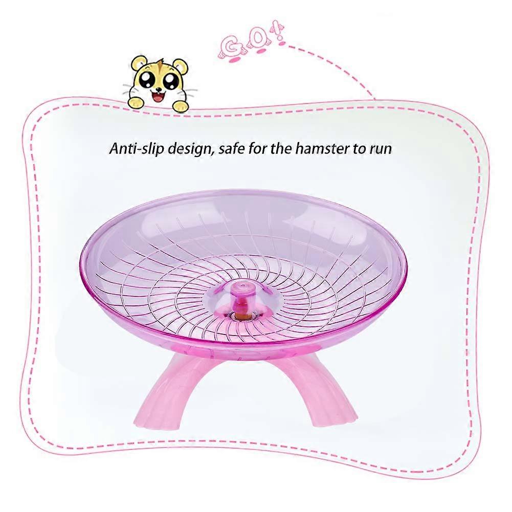 Silent Plastic Wheel Spinner Exercise Roller for Mice and Hamsters Pink