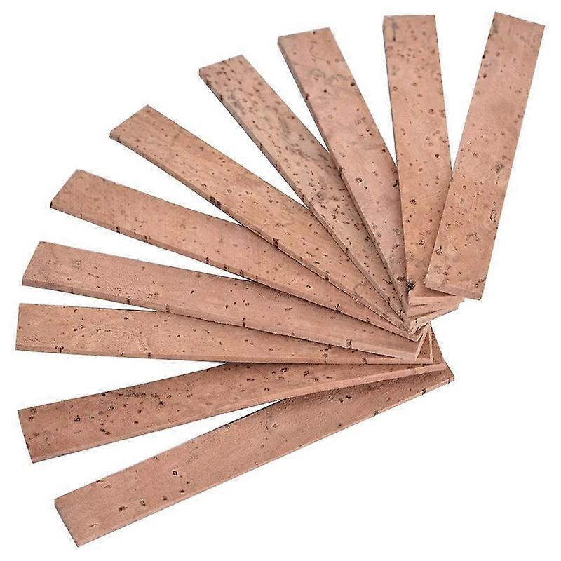 10 Pcs Clarinet Joint Cork Sheet Instrument Sax Repair Accessories Replacement Kit Replacement Kit