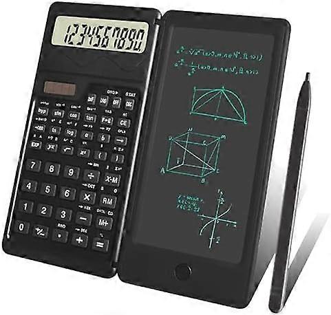 KK-82MS-D Portable Student Scientific Calculator with Two-line Display Function 240 Arithmetic Functions, Large Screen for Easy Use. (Blue)