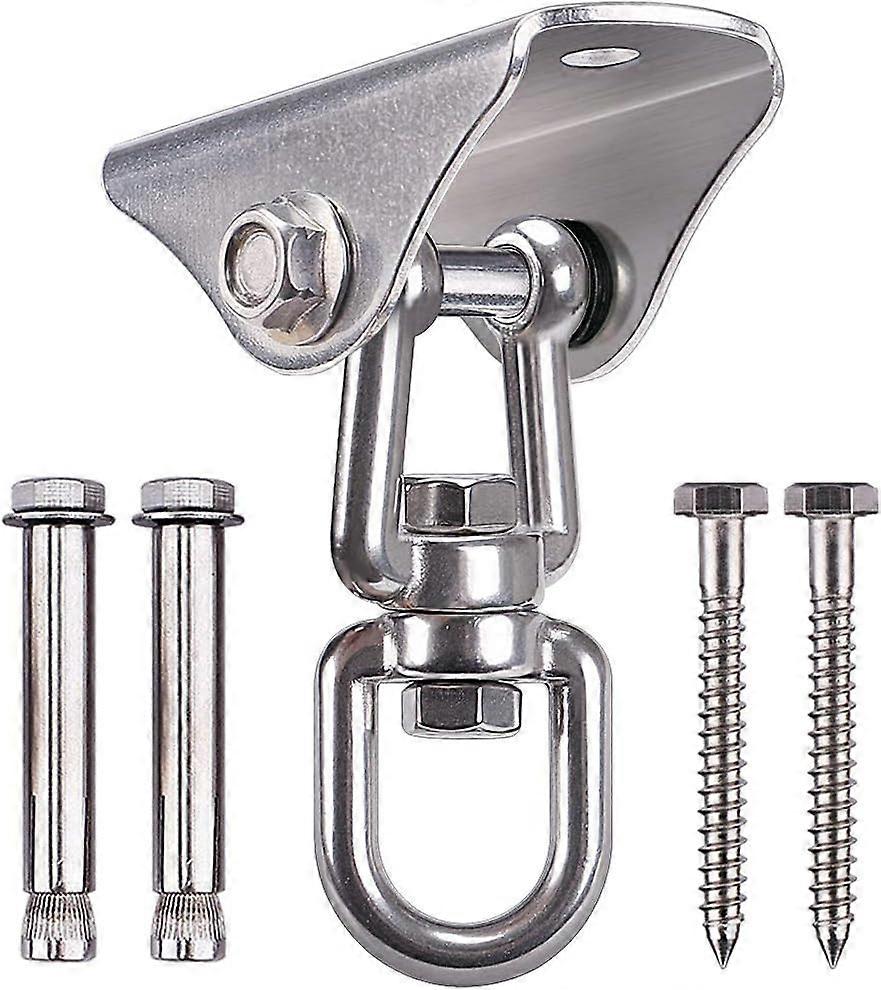1000 lb Capacity 360 Swivel Swing Hangers, Heavy Duty Swing Hooks with 4 Screw for Concrete Ceiling