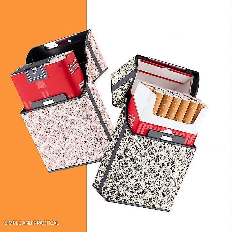 20 Cigarette Case Creative Personality Trendy Portable Cigarette Case Purple