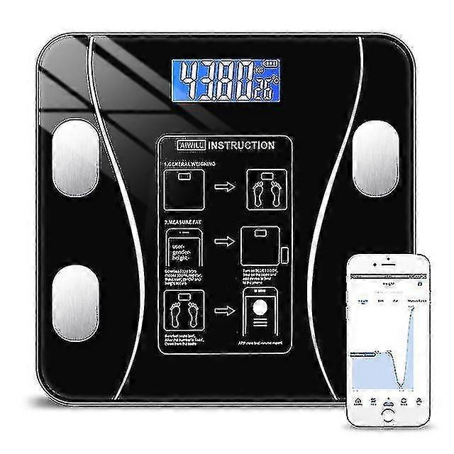 Smart Body Fat Scale Connection Bluetooth Electronic Weight Scale Body Composition Analyzer Bascula