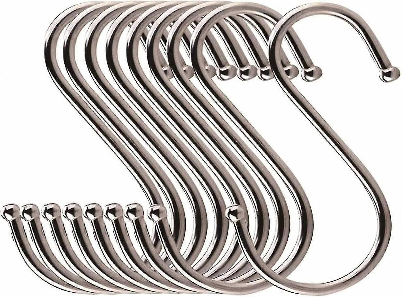 Shaped Hanging Hooks S Hooks Utility Hooks Small 10pcs 7cm