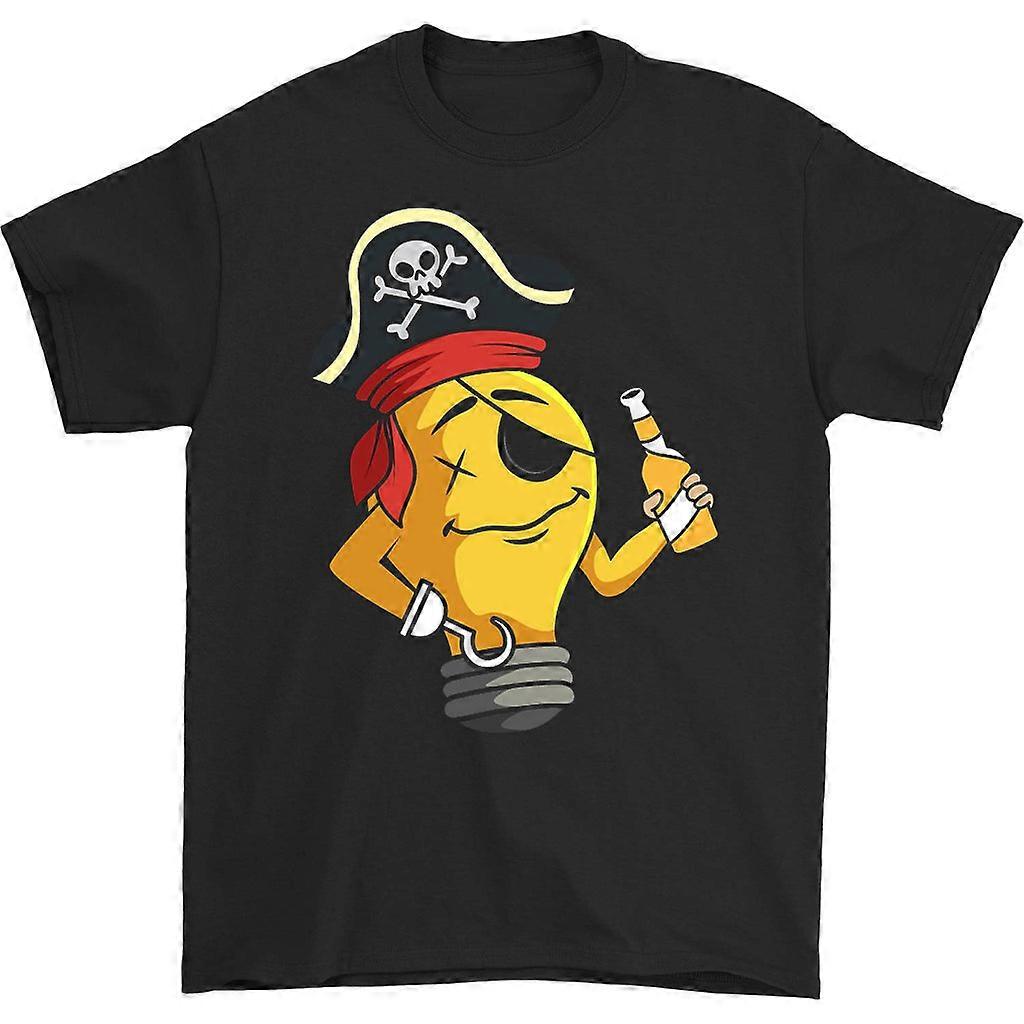 Lightbulb Pirate Drinking T-shirt