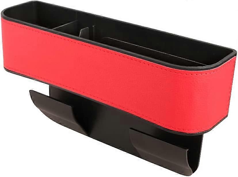 Car Seat Gap Filler Multi-function Car Seat Organizer Console Side Pocket Storage Box with Cup Holder Upgraded Organizer Between Front Seats for Ce