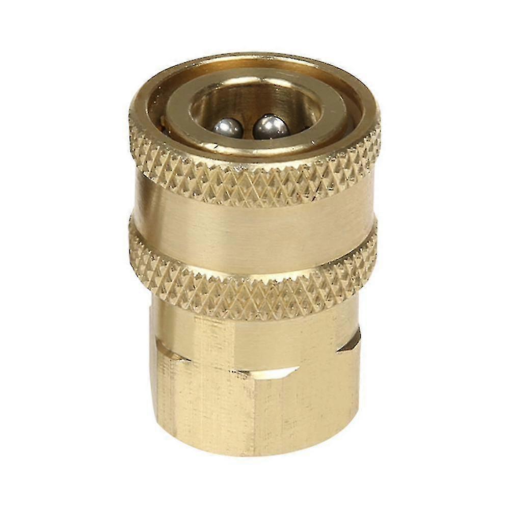 brass connector 1/4 quick joint high-pressure washing machine2pcs-brass
