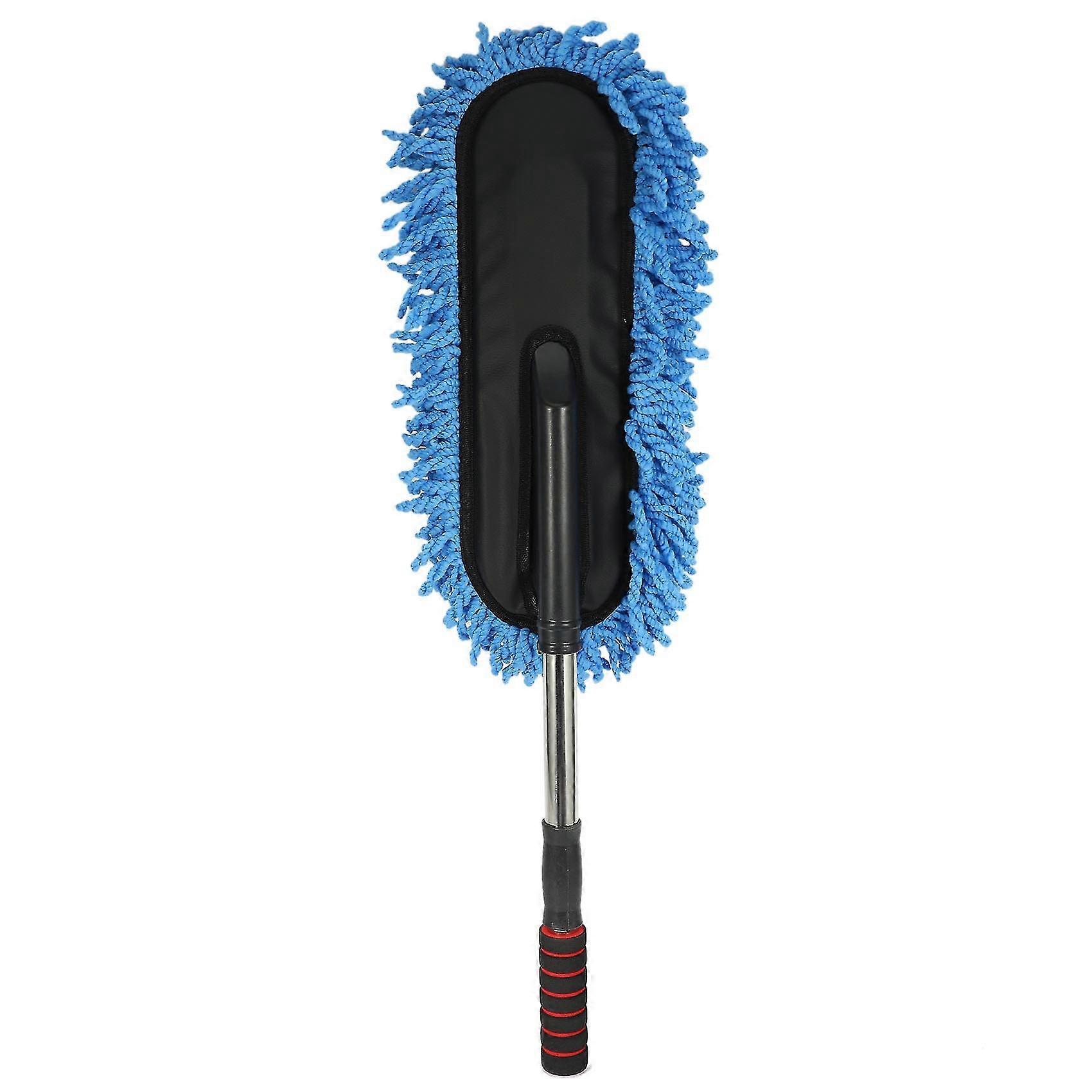 Car Wash Cleaning Brush Duster Dust Wax Mop Microfiber Telescoping Dusting Tool With Adjustable Lon