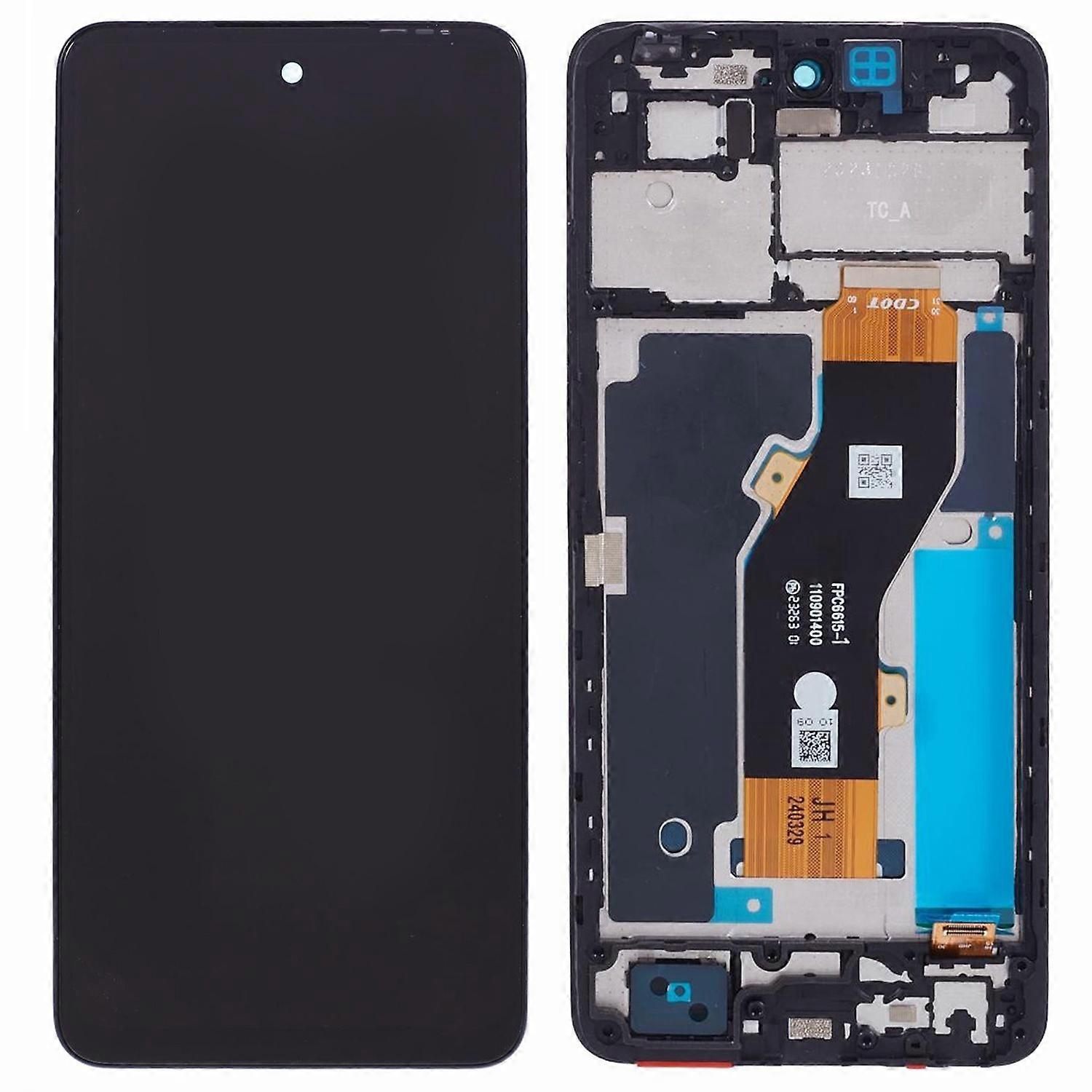 For Infinix Smart 8 4G / Smart 8 HD 4G X6525 Grade C LCD Screen and Digitizer Assembly + Frame Repla