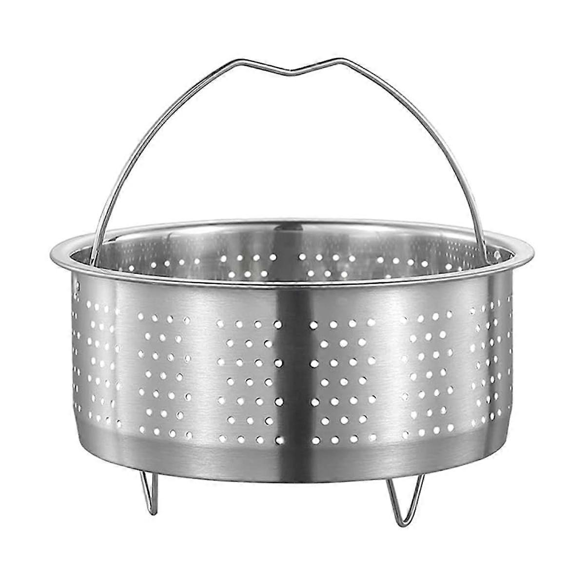 Stainless Steel Steamer Basket Metal Steamer Insert Steaming Rack Vegetables Fruit Colander Straine