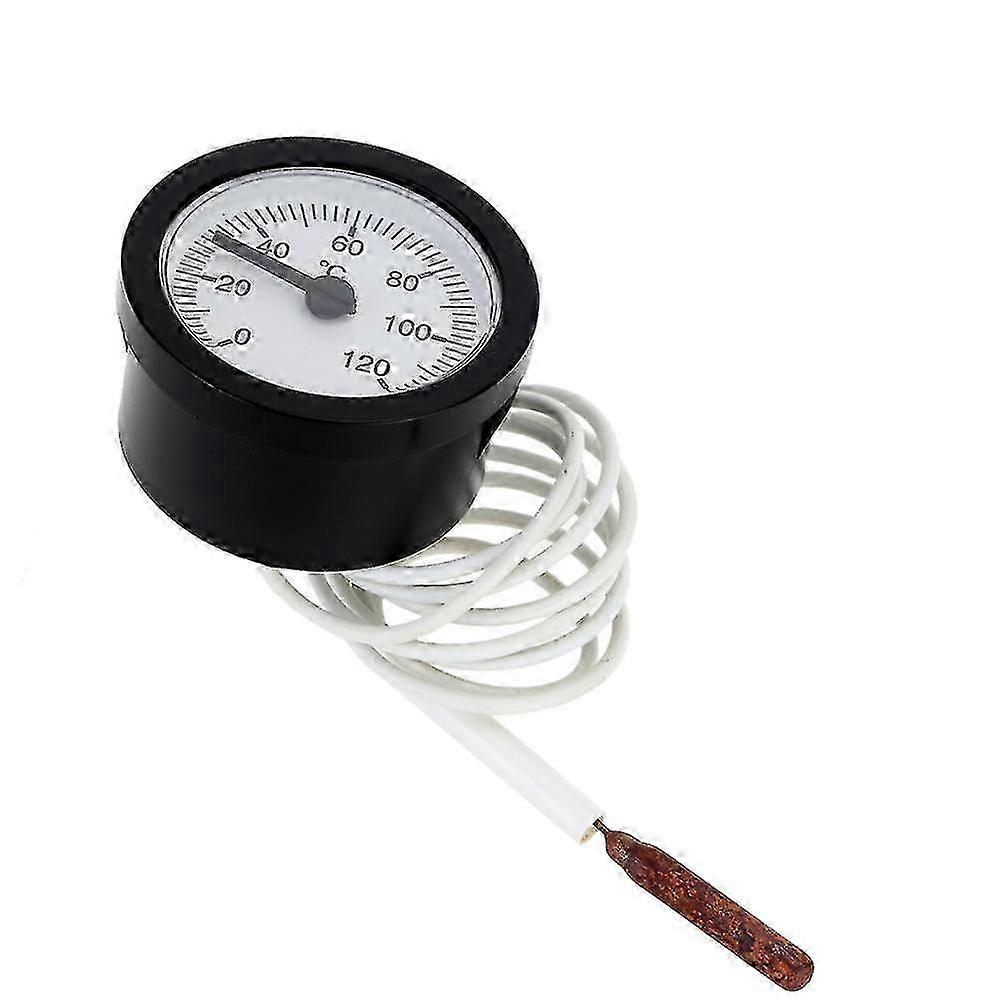 Dial Thermometer Capillary Temperature Gauge With 1m Sensor 0-120c For Measuring Water Liquid