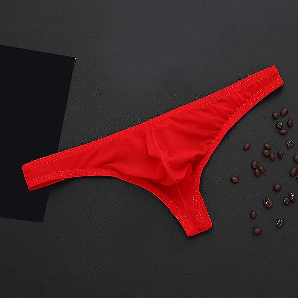 Men's Underwear Panties Thong Shorts Raised Ice Silk T Underwears Tw