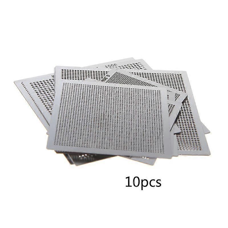 10Pcs/set BGA Reballing Universal Stencil Template for Computer IC Chip Part