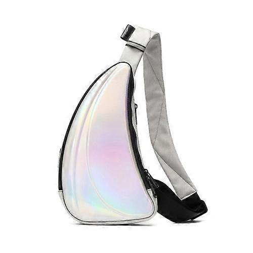 FLYING TERN Waterproof Hard Shell Chest Bag Messenger Bag Cool Shoulder Bag Crescent Bag with External USB Port