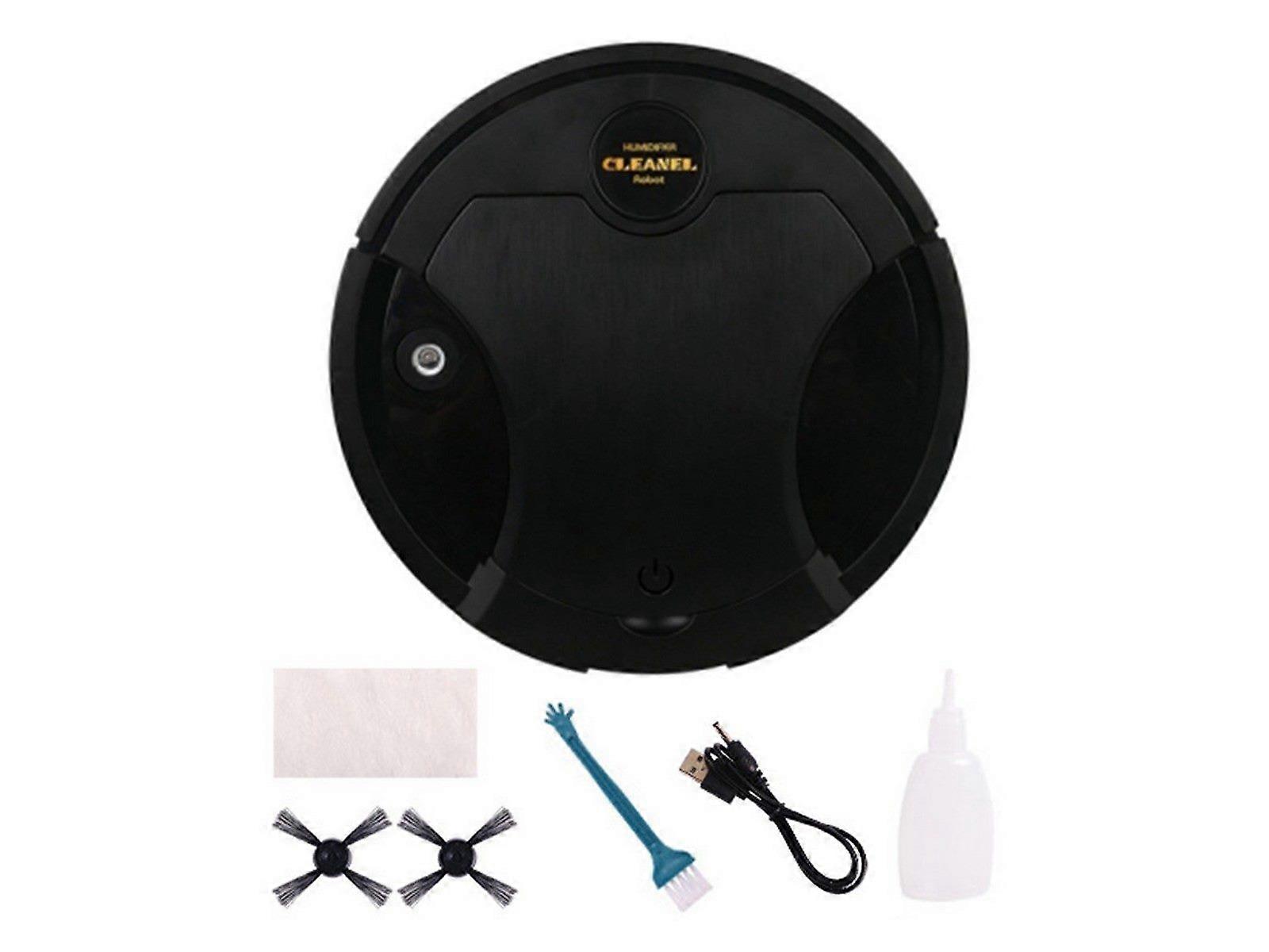 K250A Automatic Smart Sweeping Robot Vacuum Cleaner USB Rechargeable Black