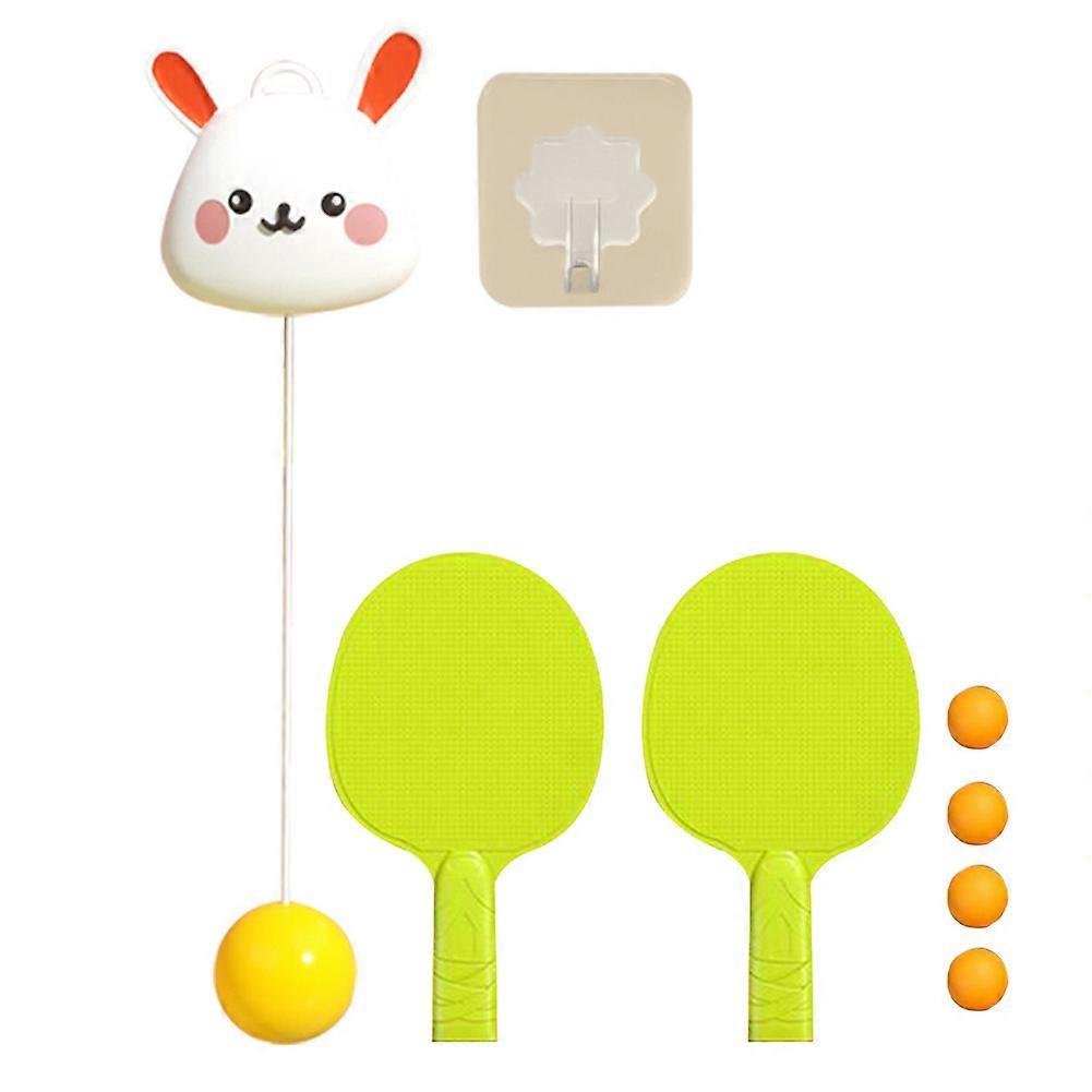 unbrand Indoor Hanging Table Tennis Trainers Portable Set Self-Practice Home Table Tennis for Boys G