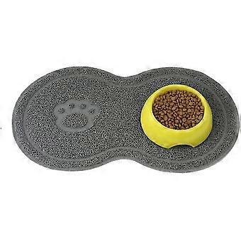 Cute Pet Food Pvc Cushion Waterproof Anti -skid Pad Pet Robot Bowl Pad, Cat And Dog Pet Feed Tray