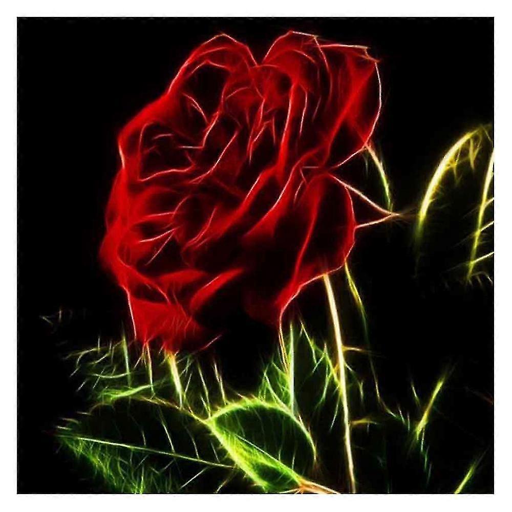 Diy 3d Diamond Painting Rose Embroidery Cross Craft Stitch Home Decor