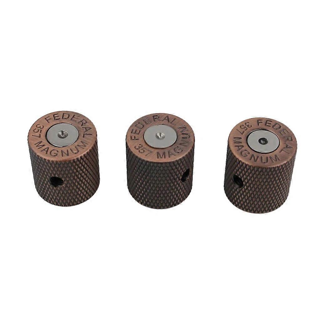 High Grade  Electric Guitar Bass Knobs Bronze/Antique Brass Bullet Case Style