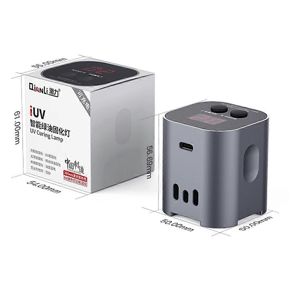 QianliインテリジェントUV硬化ランプグリーンオイル高速硬化ライト携帯電話マザーボードUV接着剤硬化修理ランプ用
