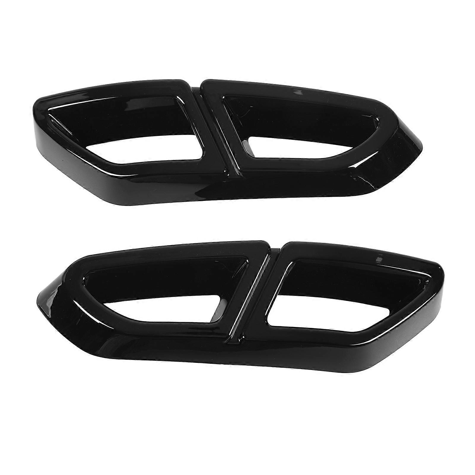 1 Pair Exhaust Muffler Tail Pipe Cover Trim Replacement for Variant B8 2014+